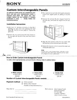 Предварительный просмотр 42 страницы Sony KV-27S25 - 27" Trinitron Color Tv Operating Instructions Manual