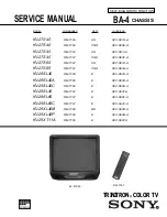 Sony KV-27S45 Trinitron Service Manual preview