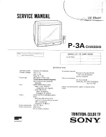 Sony KV-27TS25 Service Manual предпросмотр