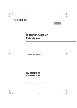 Предварительный просмотр 1 страницы Sony KV-28FQ75U Instruction Manual