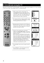 Предварительный просмотр 8 страницы Sony KV-28FS20U Instruction Manual