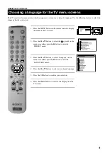 Предварительный просмотр 11 страницы Sony KV-28FS20U Instruction Manual