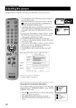 Предварительный просмотр 14 страницы Sony KV-28FS20U Instruction Manual