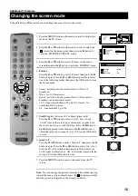 Предварительный просмотр 17 страницы Sony KV-28FS20U Instruction Manual