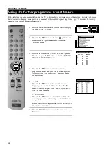 Предварительный просмотр 18 страницы Sony KV-28FS20U Instruction Manual