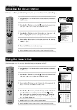 Предварительный просмотр 19 страницы Sony KV-28FS20U Instruction Manual