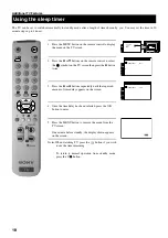 Предварительный просмотр 20 страницы Sony KV-28FS20U Instruction Manual