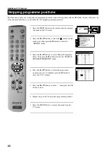 Предварительный просмотр 22 страницы Sony KV-28FS20U Instruction Manual