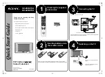 Preview for 1 page of Sony KV-28HX15U Quick Start Manual