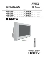 Sony KV-28HX15U Service Manual preview