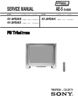 Sony KV-29FQ65B Service Manual предпросмотр