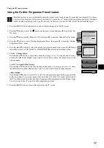 Предварительный просмотр 21 страницы Sony KV-29FQ65K Instruction Manual