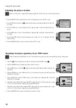 Предварительный просмотр 22 страницы Sony KV-29FQ65K Instruction Manual