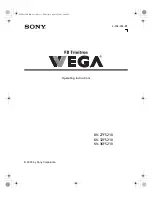 Sony KV-32FS210 Operating Instructions Manual предпросмотр