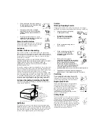 Preview for 4 page of Sony KV-32FS320 - 32" Fd Trinitron Wega Operating Instructions Manual