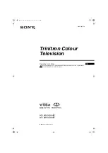 Sony KV-32HQ100B Operating Instruction preview