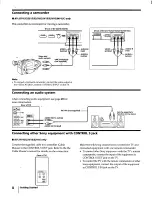 Предварительный просмотр 8 страницы Sony KV-32S16 - 32" Color Monitor/receiver Operating Instructions Manual