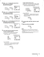 Предварительный просмотр 11 страницы Sony KV-32S16 - 32" Color Monitor/receiver Operating Instructions Manual