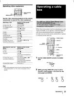 Предварительный просмотр 25 страницы Sony KV-32S16 - 32" Color Monitor/receiver Operating Instructions Manual