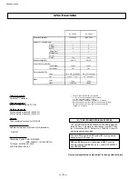 Предварительный просмотр 2 страницы Sony KV-32S65 Service Manual