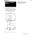 Предварительный просмотр 5 страницы Sony KV-32XBR100 - 32" Trinitron Xbr2 Color Television Operating Instructions Manual