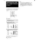 Предварительный просмотр 18 страницы Sony KV-32XBR100 - 32" Trinitron Xbr2 Color Television Operating Instructions Manual