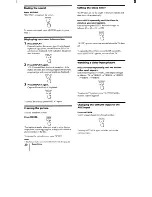 Предварительный просмотр 20 страницы Sony KV-32XBR100 - 32" Trinitron Xbr2 Color Television Operating Instructions Manual