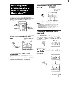 Предварительный просмотр 21 страницы Sony KV-32XBR100 - 32" Trinitron Xbr2 Color Television Operating Instructions Manual