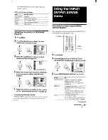 Предварительный просмотр 29 страницы Sony KV-32XBR100 - 32" Trinitron Xbr2 Color Television Operating Instructions Manual