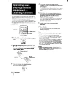 Предварительный просмотр 44 страницы Sony KV-32XBR100 - 32" Trinitron Xbr2 Color Television Operating Instructions Manual