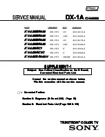 Предварительный просмотр 123 страницы Sony KV-32XBR400 Service Manual