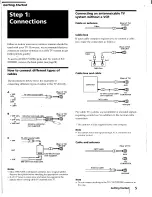 Preview for 5 page of Sony KV-32XBR45 - 32" Ctv Xbr Operating Instructions Manual