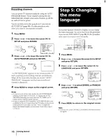 Preview for 16 page of Sony KV-32XBR45 - 32" Ctv Xbr Operating Instructions Manual