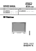 Sony KV-34FQ75A Service Manual предпросмотр