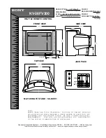 Sony KV-36FV300 - 36" Trinitron Wega Specifications preview