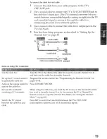 Preview for 20 page of Sony KV-36XBR800 - 36" Trinitron Color Flat Tv Wega Xbr Operation Instructions Manual