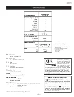 Предварительный просмотр 4 страницы Sony KV-40XBR700 - 40" Fd Trinitron Wega Xbr Service Manual