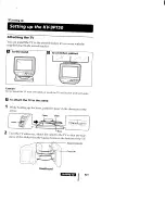 Предварительный просмотр 5 страницы Sony KV-9PT50 - 9" Trinitron Color Tv Operating Instructions Manual