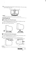 Предварительный просмотр 9 страницы Sony KV-9PT50 - 9" Trinitron Color Tv Operating Instructions Manual