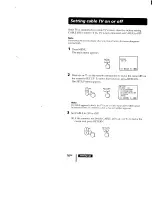 Предварительный просмотр 16 страницы Sony KV-9PT50 - 9" Trinitron Color Tv Operating Instructions Manual