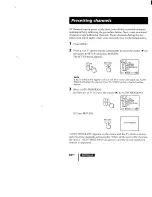 Предварительный просмотр 18 страницы Sony KV-9PT50 - 9" Trinitron Color Tv Operating Instructions Manual