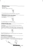 Предварительный просмотр 21 страницы Sony KV-9PT50 - 9" Trinitron Color Tv Operating Instructions Manual