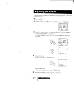 Предварительный просмотр 22 страницы Sony KV-9PT50 - 9" Trinitron Color Tv Operating Instructions Manual