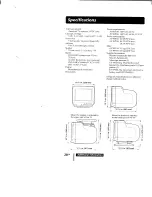 Предварительный просмотр 28 страницы Sony KV-9PT50 - 9" Trinitron Color Tv Operating Instructions Manual