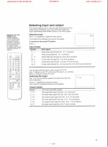 Предварительный просмотр 19 страницы Sony KV-A2941A Service Manual