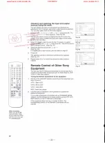 Предварительный просмотр 20 страницы Sony KV-A2941A Service Manual