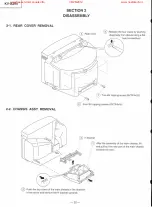 Предварительный просмотр 22 страницы Sony KV-A2941A Service Manual