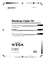 Предварительный просмотр 80 страницы Sony KV-AR252M61 Trinitron Service Manual