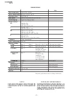 Preview for 3 page of Sony KV-AR25M86 Service Manual