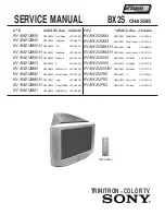 Preview for 1 page of Sony KV-AW212M50 Service Manual